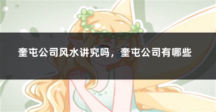 奎屯公司风水讲究吗,奎屯公司有哪些