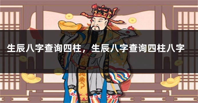 生辰八字查询四柱，生辰八字查询四柱八字