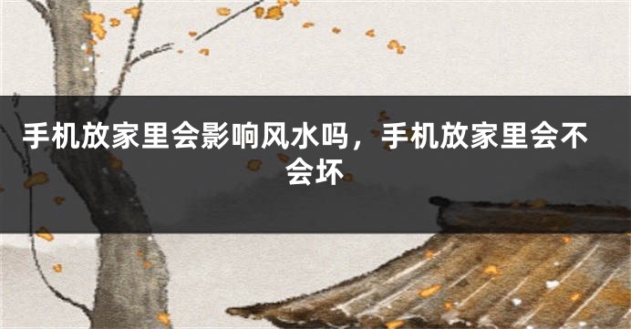 手机放家里会影响风水吗,手机放家里会不会坏
