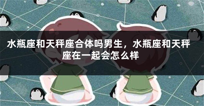 水瓶座和天秤座合体吗男生，水瓶座和天秤座在一起会怎么样