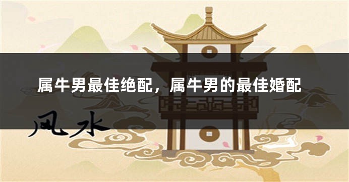 属牛男最佳绝配，属牛男的最佳婚配