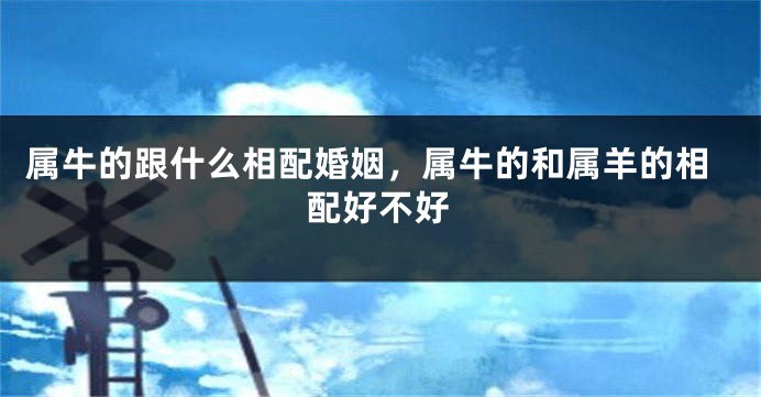 属牛的跟什么相配婚姻,属牛的和属羊的相配好不好