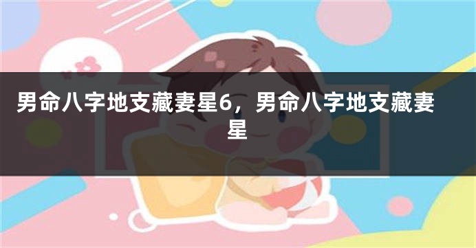 男命八字地支藏妻星6,男命八字地支藏妻星