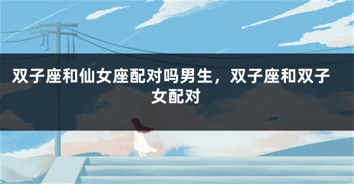 双子座和仙女座配对吗男生，双子座和双子女配对