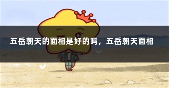 五岳朝天的面相是好的吗,五岳朝天面相