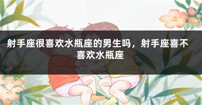 射手座很喜欢水瓶座的男生吗，射手座喜不喜欢水瓶座