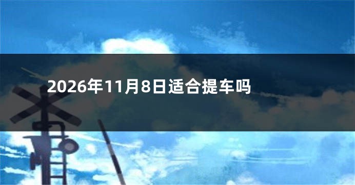 2026年11月8日适合提车吗