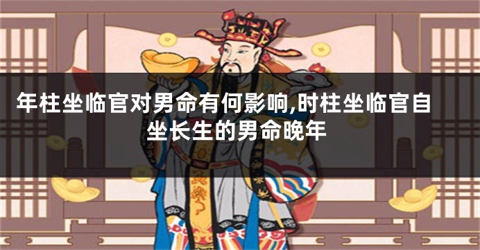 年柱坐临官对男命有何影响,时柱坐临官自坐长生的男命晚年