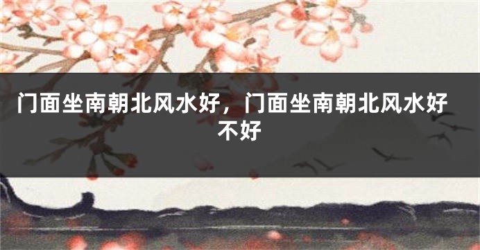 门面坐南朝北风水好，门面坐南朝北风水好不好